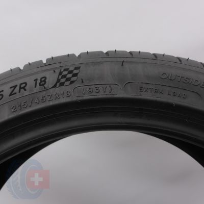 4. 215 45 18 2x MICHELIN 215/45 R18 93Y XL PilotSport4 Sommerreifen 2019 7mm