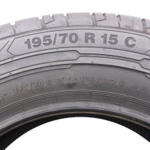 5. 195 70 15C 2x CONTINENTAL 195/70 R15C 104/102R ContiVanContact 200 Sommerreifen 2018 VOLL Wie Neu