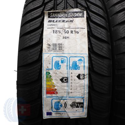 2. 185 60 16 4 x BRIDGESTONE 185/60R16 86H Blizzak LM001 Winterreifen 2018 VOLL WIE NEU