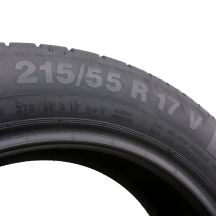 6. 4 x CONTINENTAL 215/55 R17 94V ContiEcoContact 5 Sommerreifen 2016 /21 6.2-6.8mm