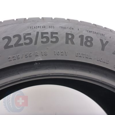6. 225 55 18 4x CONTINENTAL 225/55 R18 102Y EcoContact 6Q MO Sommerreifen 2024 5,8-5,2-5mm