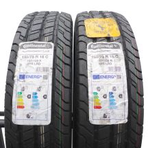 3. 195 75 16C 4x CONTINENTAL 195/75 R16C 107/105R ContiVanContact 100  Sommerreifen 2022 VOLL WIE NEU 