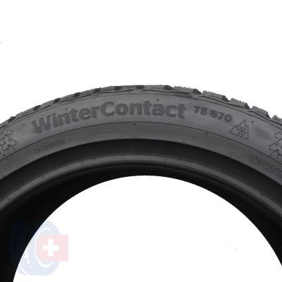 5. 225 45 17 1x CONTINENTAL 225/45 R17 91H WinterContact TS870 Winterreifen 2024 WIE NEU VOLL