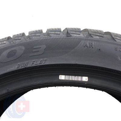 5. 2 x PIRELLI 255/40 R18 95H Sottozero 3 Winter AR RUN FLAT Winter Tyres 2019 WIE NEU VOLL