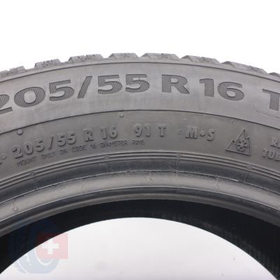 5. 205 55 16 2x CONTINENTAL 205/55 R16 91T WinterContact TS860 Winterreifen 2019 7,2-7,8mm