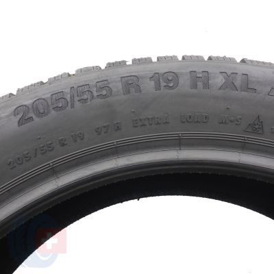 4. 205 55 19 1x CONTINENTAL 205/55 R19 97H XL WinterContact TS850P Winterreifen 2021 WIE NEU VOLL