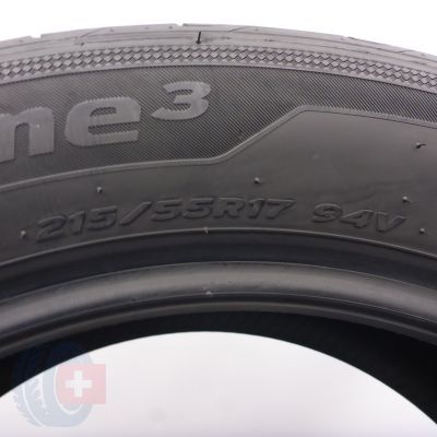 5. 215 55 17 4x HANKOOK 215/55 R17 94V Seal Ventus Prime 3 Sommerreifen 2025 6,4mm