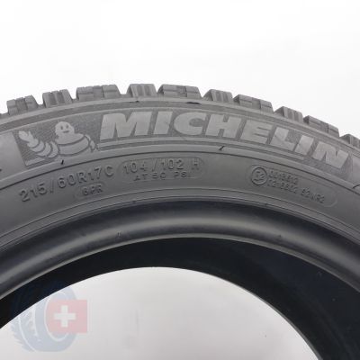 5. 215 60 17C 4x MICHELIN 215/60 R17C 104/102H Agilis Alpin Winterreifen 2018 9,5-8,5mm