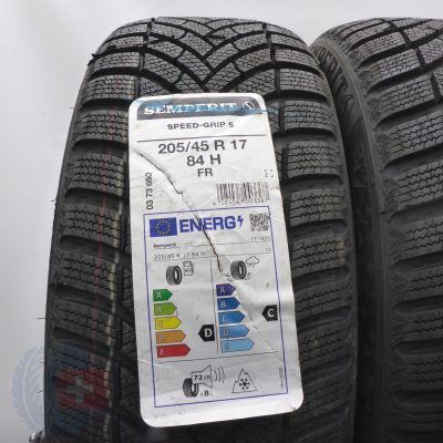 2. 205 45 17 2x SEMPERIT 205/45 R17 84H Speed-Grip 5 Winterreifen 2023 Ungebraucht  