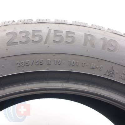 3. 235 55 19 1x CONTINENTAL 235/55 R19 101T WinterContact TS870P Winterreifen 2024 8,5mm