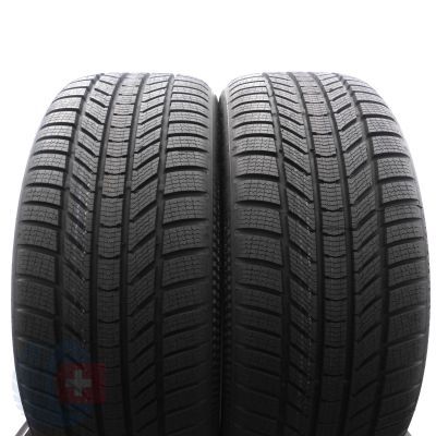 4. 245 40 19 4x CONTINENTAL 245/40 R19  98V XL WinterContact TS 870 P Winterreifen 2022 VOLL WIE NEU 