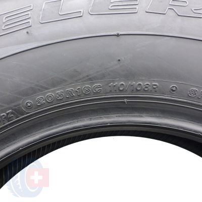 5. 205 80 16C 4x BRIDGESTONE 205/80 R16C 110/108R Dueler H/T 689 Sommerreifen M+S 2017 WIE NEU VOLL