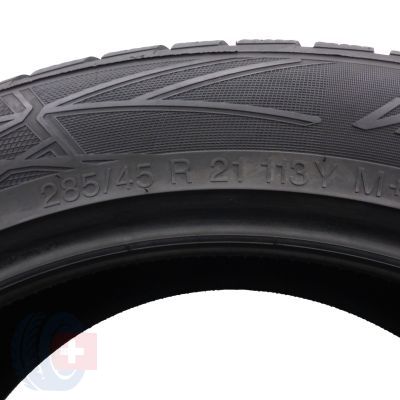 6. 285 45 21 4x VREDESTEIN 285/45 R21 113Y XL Wintrac Pro Winterreifen 7,5-7,9mm 2022