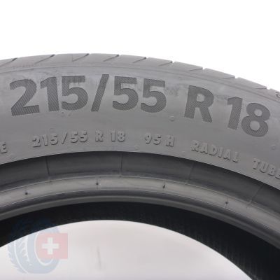 6. 215 55 18 2x CONTINENTAL 215/55 R18  95H PremiumContact 6 Sommerreifen 2023 6,8mm