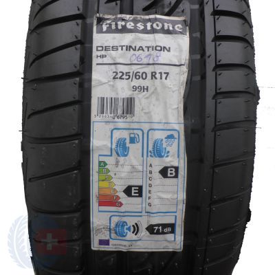 2. 1 x FIRESTONE 225/60 R17 99H Destination HP Sommerreifen  2018 VOLL WIE NEU