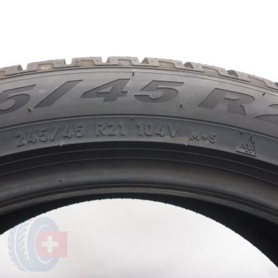 8. 245 45 21 4x PIRELLI 245/45 R21104V Scorpion Winter PNCS Winterreifen 2019 Ungebraucht   