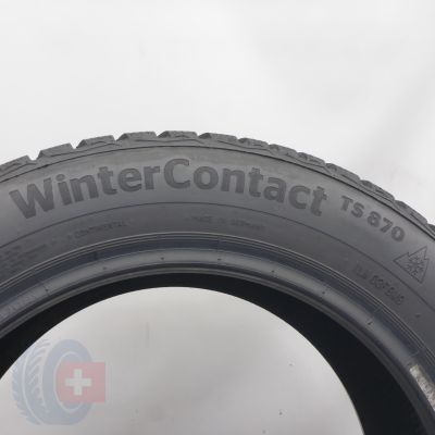 5. 205 55 16 2x CONTINENTAL 205/55 R16 91T WinterContact TS 870 Winterreifen  2022 8,5-7,5mm