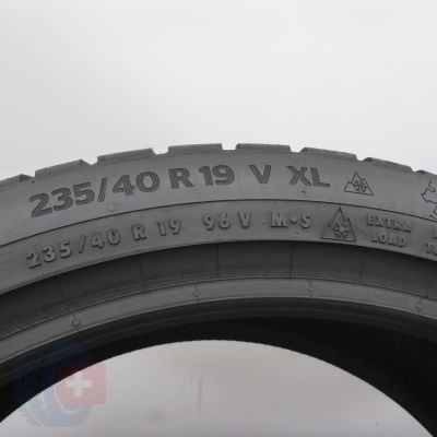 7. 235 40 19 4x CONTINENTAL 235/40 R19  96V XL WinterContact TS 870 P Winterreifen 2021/24 7,8mm