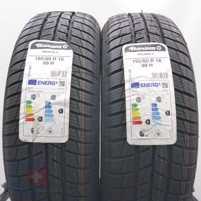 4. 195 60 16 4x BARUM 195/60 R16 89H Polaris 5 Winterreifen 2024 Ungebraucht  