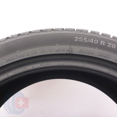 8.  255 40 20 4x CONTINENTAL 255/40 R20 101V XL ContiWinterContact TS830 P N0 Winterreifen 2023 6,2-7mm