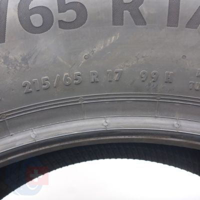 6. 215/65 R17 4x CONTINENTAL 215/65 R17 99H EcoContact 6 A0 Sommerreifen 2021  VOLL WIE  NEU