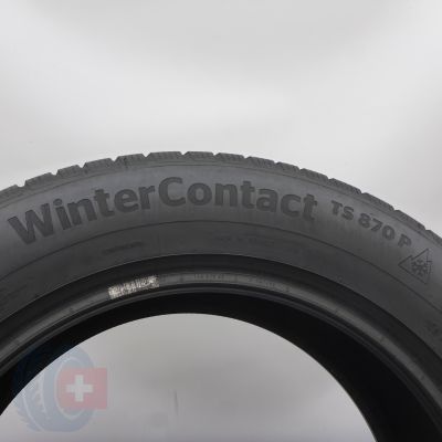 7. 235 60 18 2x CONTINENTAL 235/60 R18 107H XL WinterContact TS870P Winterreifen 2022 6,2-6,8mm