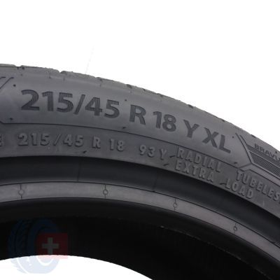 8. 4 x BARUM 215/45 R18 93Y XL Bravuris 5HM Sommerreifen  2021 VOLL WIE NEU