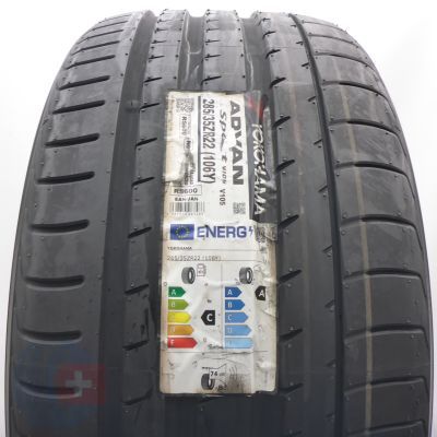 285 35 22 1x YOKOHAMA 285/35 ZR22 106Y XL Advan Spport V105 N0 Sommerreifen 2022 Ungebraucht    