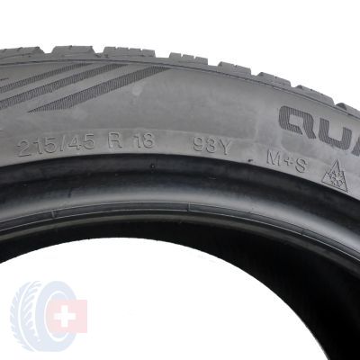 8. 2 x VREDESTEIN 215/45 R18 93Y XL Quatrac PRO Ganzjahresreifen  2021 