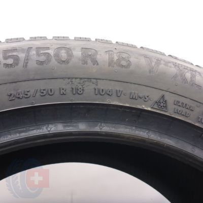 6. 245 50 18 2x CONTINENTAL 245/50 R18 104V XL WinterContact Ts 870 P 2023 VOLL WIE NEU 