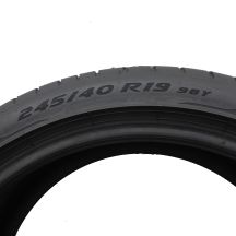 4. 245 40 19 1x PIRELLI  245/40 R19  98Y XL P Zero BMW Sommerreifen 2021 6mm