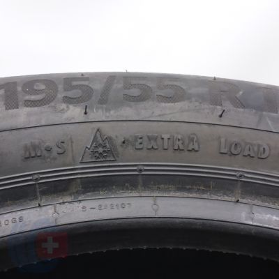 7.  195 55 16 2x CONTINENTAL 195/55 R16 91H XL AllSeason Contact Ganzjahresreifen 2021 VOLL