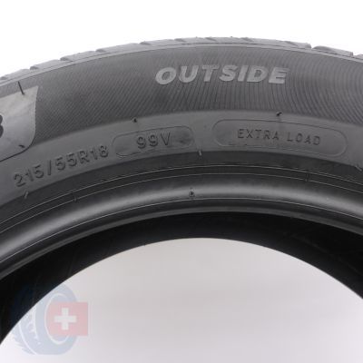 5. 215 55 18 4x MICHELIN 215/55 R18 99V XL Primacy 4 VOL Sommerreifen 2020 6,8-7mm