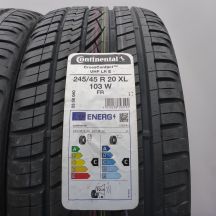 3.  245 45 20 2x CONTINENTAL 245/45 R20 103W XL CrossContact UHP M+S  Sommerreifen 2021 VOLL 