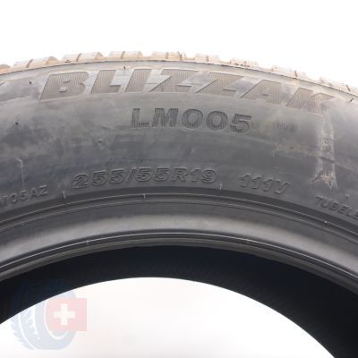 5. 255 55 19 2x BRIDGESTONE 255/55 R19 111V XL Blizzak LM005 Winterreifen 2023 Ungebraucht   