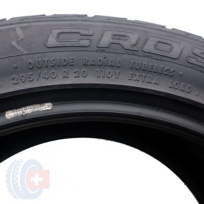 8. 4 x CONTINENTAL 295/40 R20 110Y XL R01 6mm CrossContact UHP Sommerreifen DOT13