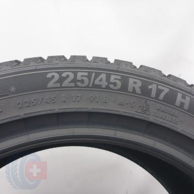 7.  225 45 17 4x SEMPERIT 225/45 R17 91H Speed-Grip 5 Winterreifen 2023/24 8,8-8,2mm WIE NEU 