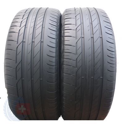 2 x BRIDGESTONE 225/45 R19 92W Turanza T001 Sommerreifen 2015  5mm 