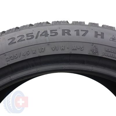 4. 225 45 17 2x CONTINENTAL 225/45 R17 91H WinterContact TS860 Winterreifen 2016, 2020 7,2mm