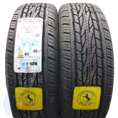 205 70 15 2x CONTINENTAL 205/70 R15 96H ContiCrossContact LX2 BSW Sommerreifen M+S 2018 WIE NEU VOLL