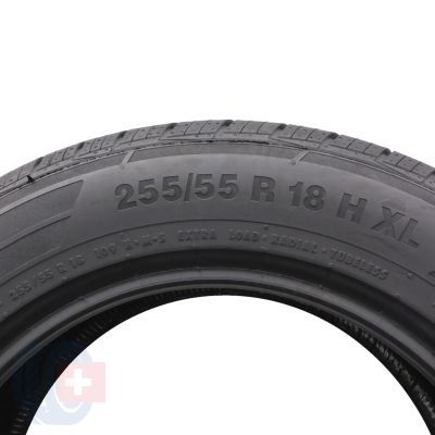 6. 2 x CONTINENTAL 255/55 R18 109H XL ContiCrossContact LX 2 Sommerreifen  2016 9.2mm