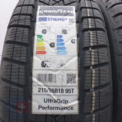 3.  215 55 18 4x GOODYEAR 215/55 R18 95T UltraGrip Performance+ Winterreifen 2022 Ungebraucht  