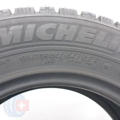6. 195 70 15C 2x MICHELIN 195/70 R15C 104/102R Agilis Alpin Winterreifen 2019 8-8,5mm