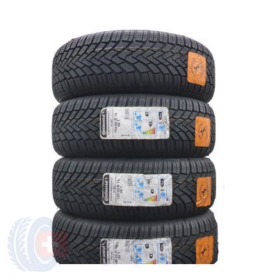  195 65 14 4x CONTINENTAL 195/65 R14 89T ContiWinterContact TS 850 Winterreifen 2017 VOLL Ungebraucht   