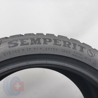 4.  215 45 17 2x SEMPERIT 215/45 R17 91V XL Speed-Grip 5 Winterreifen 2024/25 8,7 i 7,2mm 