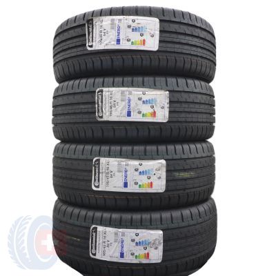 195 45 16 4x CONTINENTAL 195/45 R16 84V XL ContiEcoContact 5 Sommerreifen 2022 WIE NEU VOLL