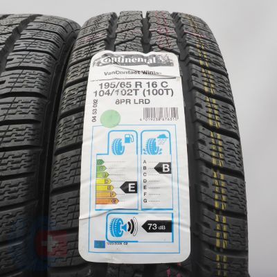 3. 195 65 16C 2x CONTINENTAL 195/65 R16C 104/102T VanContact Winter Winterreifen 2019/23 VOLL  3. 195 65 16C 2x CONTINENTAL 195/65 R16C 104/102T VanContact Winter Winterreifen 2019/23 VOLL