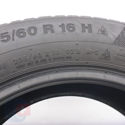 4.  205 60 16 1xCONTINENTAL 205/60 R16 92H WinterContact TS 850 P Winterreifen 2020 7,2mm