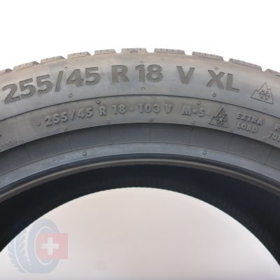 5.  255 45 18 2x CONTINENTAL  255/45 R18 103V XL WinterContact TS 870 P Winterreifen 2023 VOLL WIE NEU  