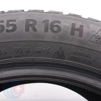 5. 205 55 16 1x CONTINENTAL 205/55 R16 91H WinterContact TS 870 Winterreifen 2021 7,2mm